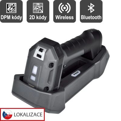 DPM HW-880DPM 2D CCD čítačka bezdr., USB, tm. šedá