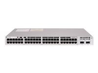 Network Essentials - přepínač - L3 - inteligentní - 40 x 10/100/1000 (PoE+) + 8 x 100/1000/2.5G/5G/10GBase-T - Lze montovat do rozvaděče - PoE+ (740 W)