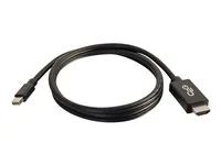 Mini DP to HDMI Adapter Cable - M/M - Video adaptér - kompatibilní s TAA - Mini DisplayPort s piny (male) do HDMI s piny (male) - 1.83 m - černá