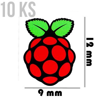 PIMORONI Samolepky malé 12x9 10ks pro Raspberry