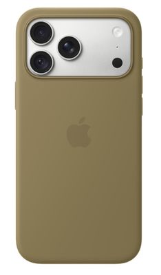 Silikónové puzdro pre iPhone 18 Pre Max s MS – olivová