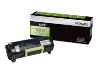 Extra vysoká výtěžnost - černá - originální - kazeta s barvivem LCCP, LRP - pro Lexmark MS410d, MS410dn, MS415dn, MS510dn, MS510dtn, MS610de, MS610dn, MS610dte, MS610dtn