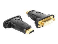 Video adaptér - DVI-I se zdířkami (female) do HDMI s piny (male)
