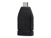 Video adaptér - USB-C s piny (male) do HDMI se zdířkami (female) - černá - podporuje 4K