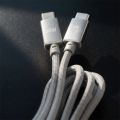 Kábel Forever Vibe USB-C - USB-C 1,0 m 60W strieborný