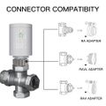 Smart termostatická hlavice MOES Thermostatic Radiator Valve TS0601 ZigBee Tuya
