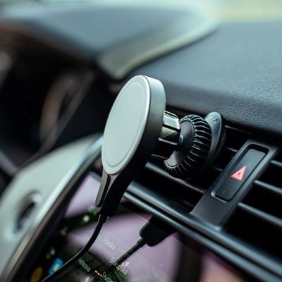 Car charger 15W MagSafe 1,5m + 40W - černý