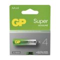 Baterie AA (R6) alkalická GP Super 4ks