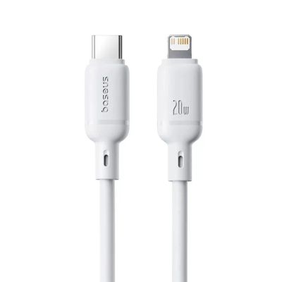 Kabel BASEUS USB-C/Lightning 1m White 20W