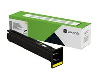 Žlutá - originální - pouzdro - kazeta s barvivem LRP, LCCP - pro Lexmark XC9635, XC9645, XC9655