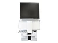 Montážní sada (police na klávesnici, opěrka zápěstí, mouse pouch, panel vertical lift) - pro LCD displej / PC vybavení - pokoj pro pacienty - ocel - bílá - velikost obrazovky: až 24"