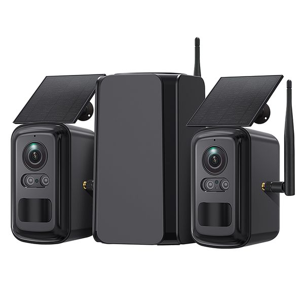 Set solárních kamer Viking HUB S02/8000 mAh/ mobilní aplikace/ outdoor
