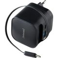 INTENSO W65ACIC GaN, USB-A/C, Nabíječka, 65W, černý