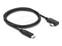 Coaxial USB 40 Gbps cable angled left/