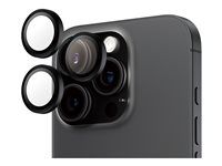PanzerGlass ochranné kroužky fotoaparátu Apple iPhone 16 Pro/15 Pro/16 Pro Max/15 Pro Max černý hliník