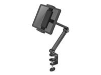 Montážní sada (univerzální připevnění) - plný pohyb - pro tablet - ocel - černá - velikost obrazovky: 4.7"-12.9" - upevnitelné na stůl