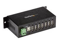 7 Port - Mountable Rugged Industrial - Self Powered USB Hub - Rozbočovač - 7 x USB 2.0 - lze montovat na konzolu DIN - DC power - pro P/N: ITB20D3250, MSDREADU2OTG, USB2HAB15, USB2HAB30AC, USB2HAB50AC, USB2HABM1, USB2HABM6RA