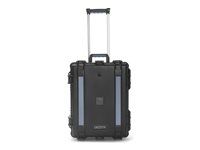 Pouzdro na kolečkách pro 14 tabletů - napájecí pouzdro - ABS plast - černá
