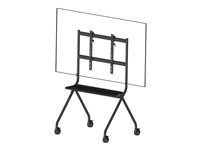 Vision VFM-F12 - Vozík - pro Displej LCD - stojanový styl - ocel - matná cern - velikost obrazovky: 55"-100"