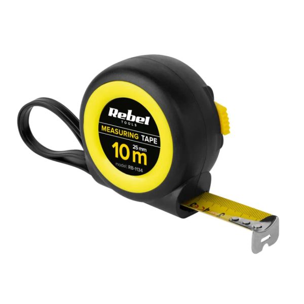 Svinovací metr 10 m REBEL RB-1134 25 mm