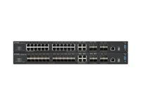 Přepínač - L3 - řízený - 24 x Gigabit SFP + 4 x kombinace Gigabit SFP + 4 x 10 Gigabit SFP+ - Lze montovat do rozvaděče