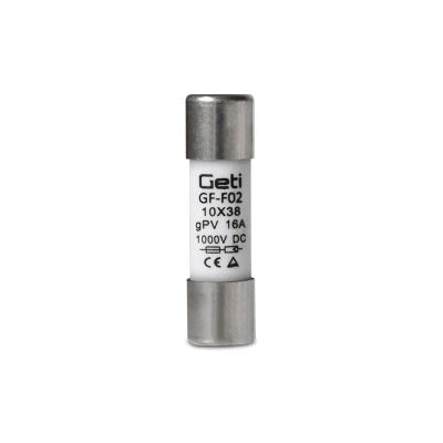 Pojistka GETI GF-F02 pro fotovoltaické systémy 16A/1000V DC
