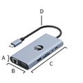 HAWK HUB 11v1 USB-C / USB-A / HDMI/VGA/SD/TF/RJ45