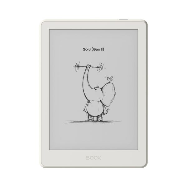 E-book ONYX BOOX GO 6 (Gen II), shell, 6" Carta 1300, 32GB, Bluetooth, Android 11, E-ink displej