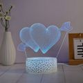 MANTA HEARTS, 3D LED Neon dekorace (3x vzor)