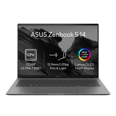 ASUS Zenbook S 14 OLED/UX5406SA-OLED700X/U7-258V/14"/2880x1800/T/32GB/512GB/Intel int/W11P/Gray/2R