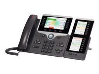 Cisco IP Phone 8861 - VoIP telefón - IEEE 802.11a/b/g/n/ac (Wi-Fi) - SIP, RTCP, RTP, SRTP, SDP - uhlová - repasované
