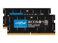 DDR5 - sada - 64 GB: 2 x 32 GB - SO-DIMM 262 pinů - 5600 MT/s / PC5-44800 - CL46 - 1.1 V - bez ECC