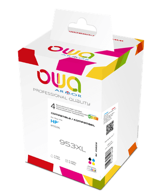 OWA ARMOR ink sada kompatibilní s HP L0S70AE/F6U16-18AE, CMYK
