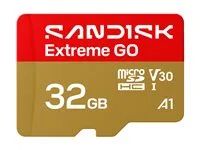 SanDisk Extreme Go - Pametová karta flash - 32 GB - A1 / Video Class V30 / UHS-I U3 - microSDHC UHS-I