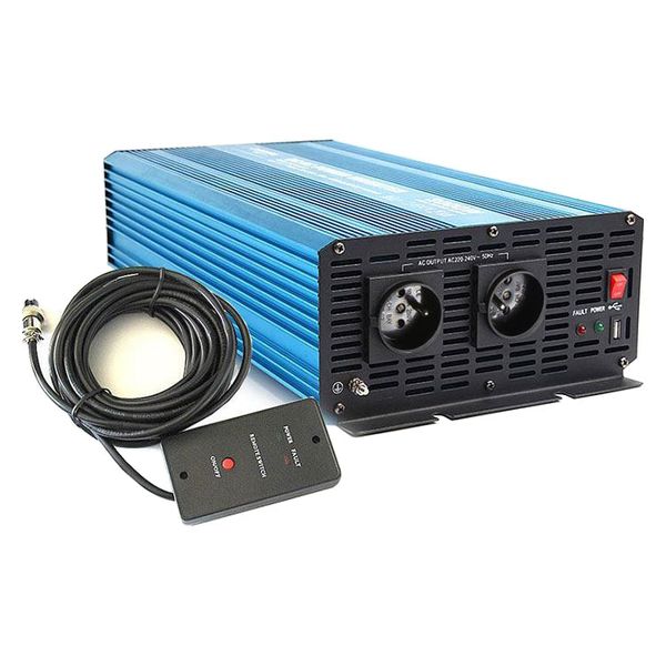 Měnič napětí CARSPA P3000 24V/230V 3000W čistá sinusoida