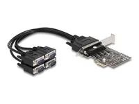 PCI Express Card to 4 x Serial RS-232