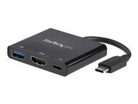 Startech USB-C to HDMI Adapter - 4K 30Hz - Thunderbolt 3 Compatible - with Power Delivery (USB PD) - USB C Adapter Converter (CDP2HDUACP) - Dokovací stanice - USB-C / Thunderbolt 3 - HDMI