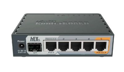 Mikrotik RB760iGS 880MHz,256MB RAM, 5x LAN, ROS L4