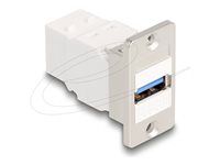Panel Mount Keystone Module USB 5 Gbps T