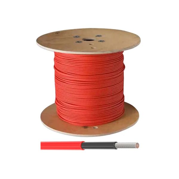 Solární kabel 4mm2, červený, 500m