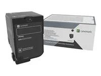 Černá - originální - kazeta s barvivem - pro Lexmark CS727de, CS728de, CX727de