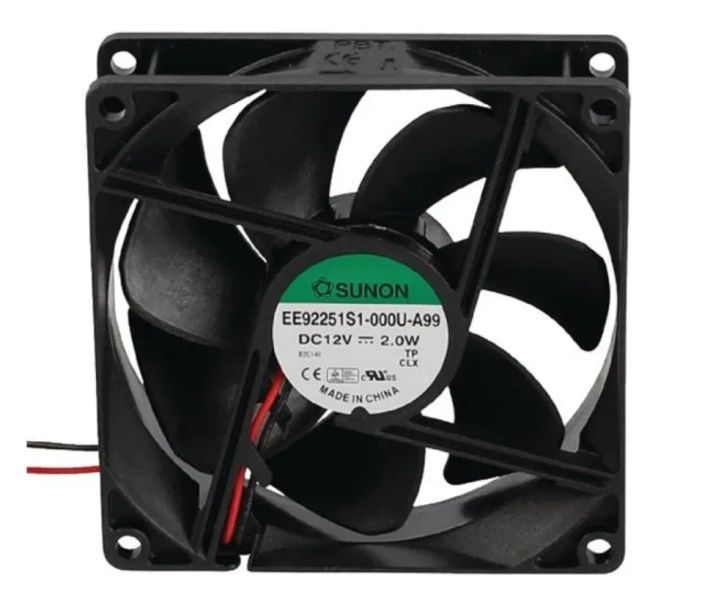 Ventilátor 92 x 92 x 25 mm 12V SUNON CY 204N