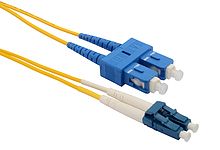Patch kabel 9/125 LCupc/SCupc SM OS 1m duplex