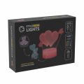 MANTA HEARTS, 3D LED Neon dekorace (3x vzor)