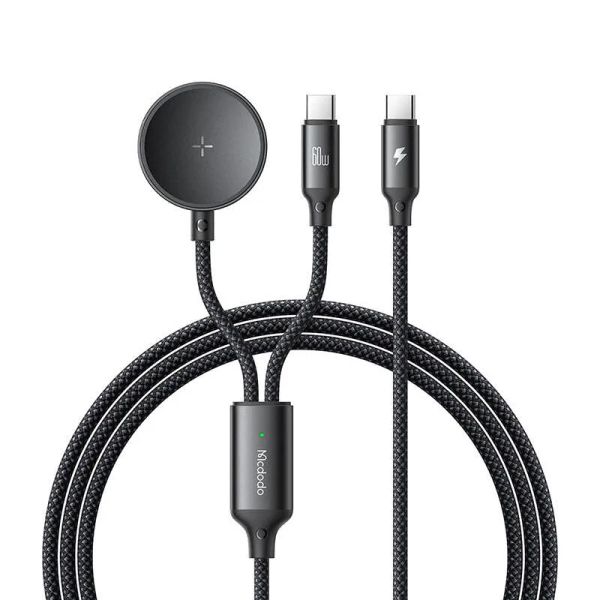 Kabel MCDODO CA-4210 USB-C 1,2m Black + nabíječka na Samsung Watch