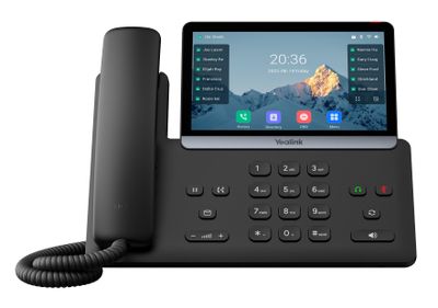 Yealink SIP-T77U SIP telefon, PoE, 16 SIP účtů, 7" bar. LCD, GigE, 2x USB