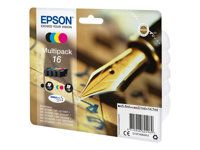 4-balení - černá, žlutá, azurová, purpurová - originální - blistr s RF / akustickým alarmem - inkoustová cartridge - pro WorkForce WF-2010, 2510, 2520, 2530, 2540, 2630, 2650, 2660, 2750, 2760