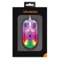 DELTACO GAM-159-T DM330, Herní myš, USB, trans