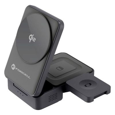 Nabíjecí stanice MagSafe FORCELL F-Energy 3v1 Flex Pro Qi2