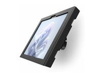Montážní sada (kryt) - odkrytá přední/zadní kamera a senzory - pro tablet - naklápěcí - uzamykatelný - hliník, kovový rám - černá - velikost obrazovky: 13" - montáž na stěnu